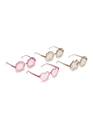  - SONS + DAUGHTERS - 'Pixie' glitter acetate flower frame kids sunglasses