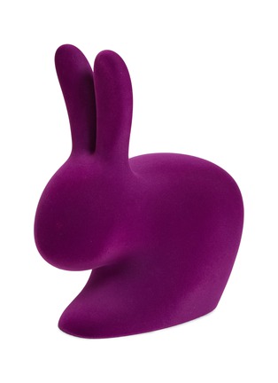 Main View - Click To Enlarge - QEEBOO - Rabbit baby velvet chair – Purple