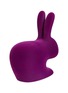 Figure View - Click To Enlarge - QEEBOO - Rabbit baby velvet chair – Purple