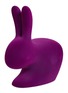 Main View - Click To Enlarge - QEEBOO - Rabbit velvet chair – Purple