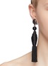 Figure View - Click To Enlarge - OSCAR DE LA RENTA - Tassel drop clip earrings