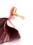 Detail View - Click To Enlarge - OSCAR DE LA RENTA - 'Large Impatiens' petal glass crystal drop clip earrings