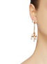 Figure View - Click To Enlarge - OSCAR DE LA RENTA - Faux pearl chandelier earrings