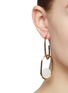 Figure View - Click To Enlarge - ROSANTICA - 'Scoperta' stone link drop earrings