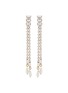 Main View - Click To Enlarge - ROSANTICA - 'Luci' glass crystal fringe drop earrings