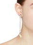 Figure View - Click To Enlarge - ROSANTICA - 'Luci' glass crystal fringe drop earrings