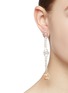 Figure View - Click To Enlarge - ROSANTICA - 'Incantesimo' stone sphere glass crystal drop earrings