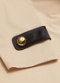  - PRADA - Detachable stud collar button strap yoke trench coat