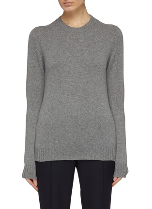 Main View - Click To Enlarge - PRADA - Cutout back cashmere sweater