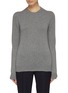 Main View - Click To Enlarge - PRADA - Cutout back cashmere sweater