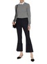 Figure View - Click To Enlarge - PRADA - Cutout back cashmere sweater