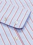  - JONATHAN LIANG - Detachable tassel bib stripe shirt