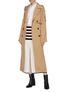 Figure View - Click To Enlarge - SONIA RYKIEL - D-ring belted water repellent twill trench coat