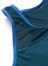 Detail View - Click To Enlarge - PARTICLE FEVER - Mesh panel cutout back sports bra
