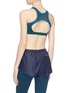 Back View - Click To Enlarge - PARTICLE FEVER - Mesh panel cutout back sports bra