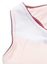 Detail View - Click To Enlarge - PARTICLE FEVER - Zip front cutout back sports bra