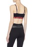 Back View - Click To Enlarge - PARTICLE FEVER - Mesh panel colourblock sports bra