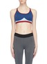 Main View - Click To Enlarge - PARTICLE FEVER - Colourblock strappy cross back sports bra