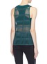 Back View - Click To Enlarge - PARTICLE FEVER - Sports bra underlay mesh tank top