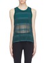 Main View - Click To Enlarge - PARTICLE FEVER - Sports bra underlay mesh tank top