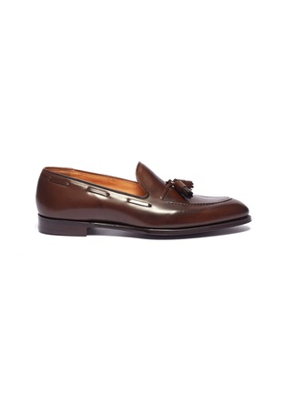 Main View - Click To Enlarge - GEORGE CLEVERLEY - 'Adrian' tassel leather loafers