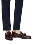 Figure View - Click To Enlarge - GEORGE CLEVERLEY - 'Adrian' tassel leather loafers