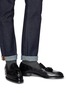 Figure View - Click To Enlarge - GEORGE CLEVERLEY - 'Adrian' tassel leather loafers