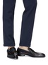 Figure View - Click To Enlarge - GEORGE CLEVERLEY - 'George' Scotch grain leather penny loafers