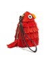 Detail View - Click To Enlarge - OSCAR DE LA RENTA - 'Birdie' suede fringe pouch