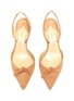 Detail View - Click To Enlarge - PAUL ANDREW - 'Rhea' knot suede slingback pumps