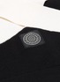  - NAGNATA - Cross back colourblock knit performance tank top