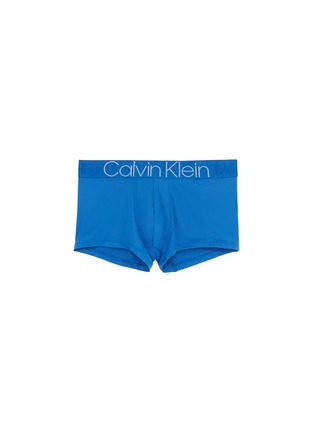 Main View - Click To Enlarge - CALVIN KLEIN UNDERWEAR - 'Evolution' logo waistband microfibre trunks