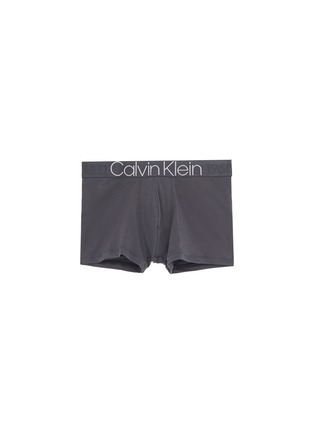 Main View - Click To Enlarge - CALVIN KLEIN UNDERWEAR - 'Evolution' logo waistband trunks