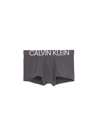 Main View - Click To Enlarge - CALVIN KLEIN UNDERWEAR - 'Statement 1981' logo waistband microfibre trunks