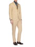 Figure View - Click To Enlarge - LARDINI - Cotton twill suit