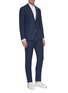 Front View - Click To Enlarge - LARDINI - Garment dyed hemp suit