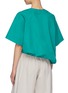 Back View - Click To Enlarge - SHORT SENTENCE - Asymmetric ruched drape V-neck top