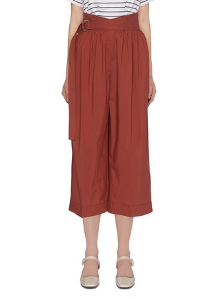 Main View - Click To Enlarge - SHORT SENTENCE - D-ring buckled culottes