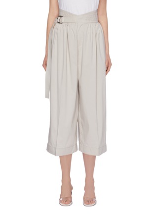 Main View - Click To Enlarge - SHORT SENTENCE - D-ring buckled culottes