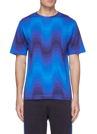 Main View - Click To Enlarge - DRIES VAN NOTEN - x Verner Panton 'Hob' wave print T-shirt