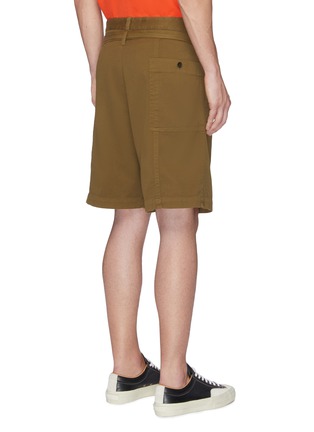 Back View - Click To Enlarge - DRIES VAN NOTEN - 'Panko' belted shorts