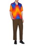 Figure View - Click To Enlarge - DRIES VAN NOTEN - x Verner Panton 'Carlton' wave print short sleeve shirt