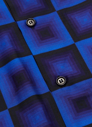  - DRIES VAN NOTEN - x Verner Panton 'Carlton' geometric print short sleeve shirt