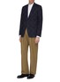 Figure View - Click To Enlarge - DRIES VAN NOTEN - x Verner Panton 'Blaine' wave print linen-cotton soft blazer