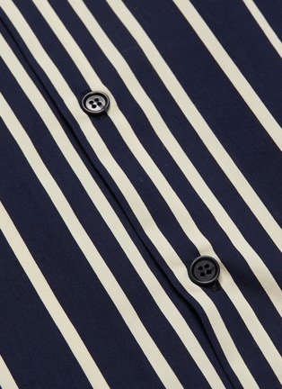  - DRIES VAN NOTEN - 'Carlton' stripe short sleeve shirt