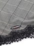 Detail View - Click To Enlarge - GROUND ZERO - Lace trim houndstooth check plaid camisole dress
