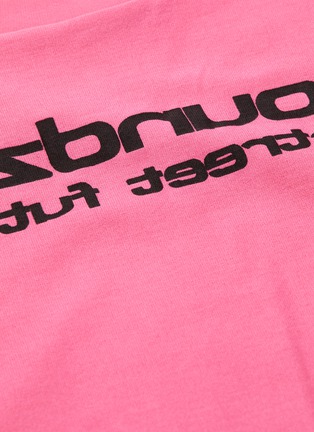  - GROUND ZERO - 'Street Futur' logo slogan print inside-out T-shirt