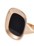 Detail View - Click To Enlarge - ROBERTO COIN - 'Carnaby Street' black jade 18k rose gold ring