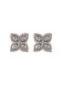 Main View - Click To Enlarge - ROBERTO COIN - 'Princess Flower' diamond 18k white gold earrings