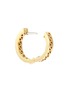 Detail View - Click To Enlarge - ROBERTO COIN - 'Rock & Diamond' 18k yellow gold hoop earrings